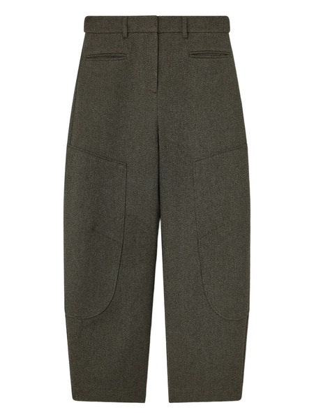  Ganni Curved Trousers - Green 
