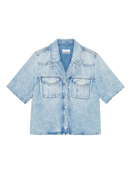  Ganni Denim Shirt - Blue 