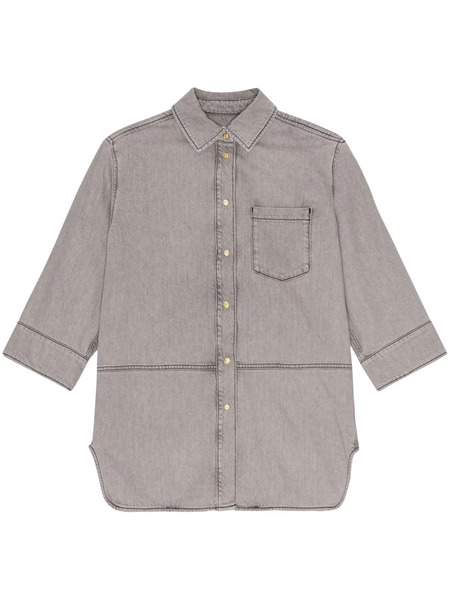  Ganni Denim Shirt - Grey 