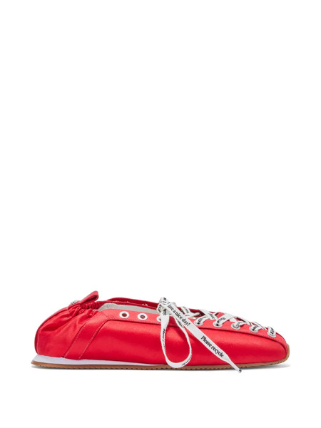  Ganni Drawstring Sneakers - Red 