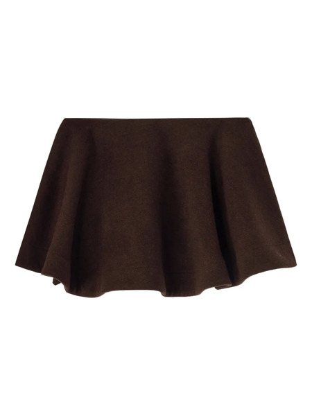  Ganni Flared Skirt - Brown 