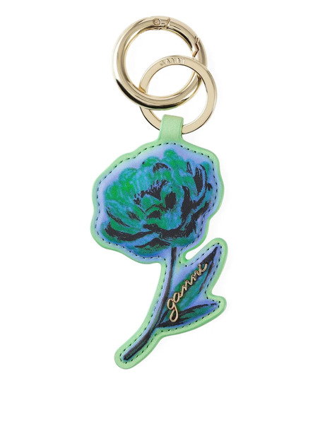  Ganni Flower Keyring - Blue 