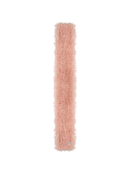  Ganni Fluffy-texture Scarf - Pink 