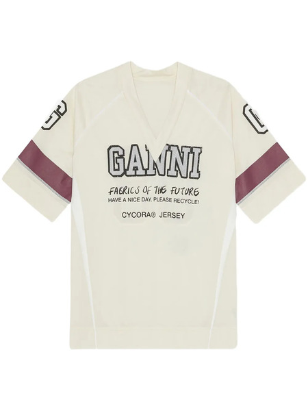  Ganni Future Mesh T-shirt - Neutrals 