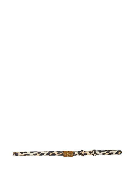  Ganni Kat Printed Belt - Neutrals 