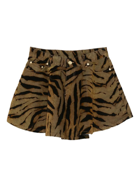  Ganni Pocket Mini Skirt - Brown 