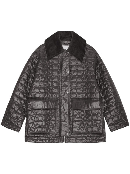  Ganni Quilt Jacket - Grey 