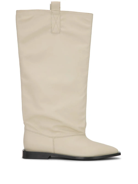  Ganni Slouchy Knee-high Boots - Neutrals 