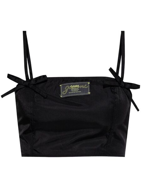  Ganni Strap Top - Black 