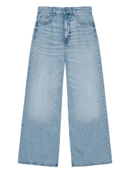  Ganni Whiskering-effect Jeans - Blue 