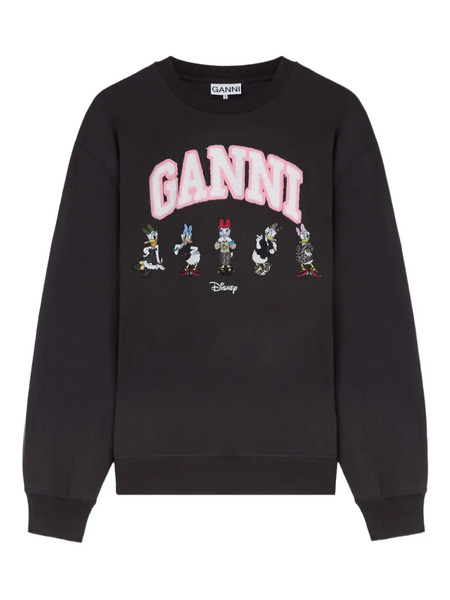  Ganni X Disney Graphic Sweatshirt - Black 