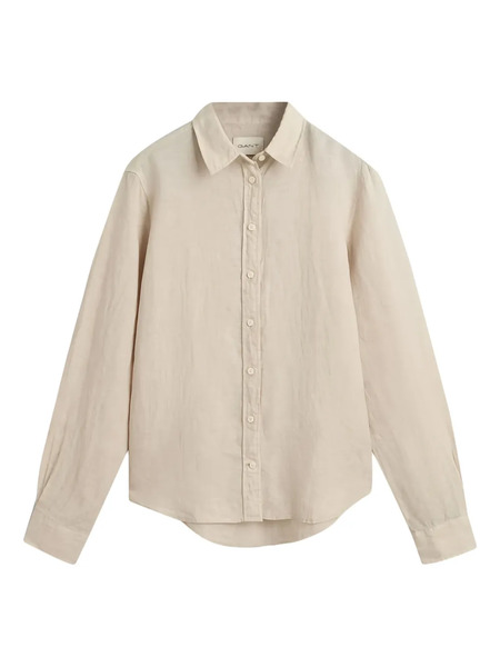  Gant Buttoned Long-sleeve Shirt - Neutrals 