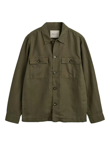  Gant Buttoned Pocket Overshirt - Green 