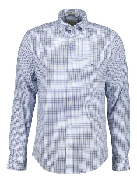  Gant Check-patterned Shirt - Blue 