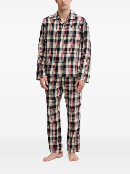  Gant Checked Pajama Set - Neutrals 