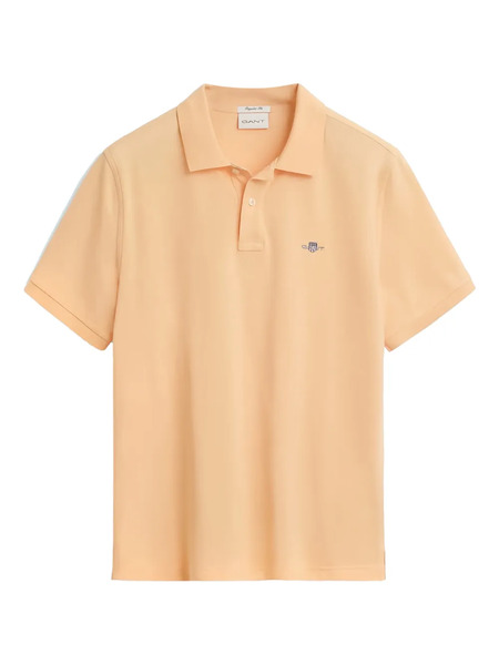  Gant Collared Polo Shirt - Orange 