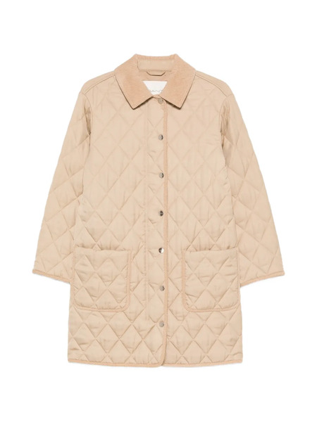  Gant Corduroy-collar Quilted Coat - Neutrals 
