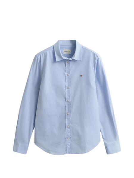  Gant Embroidered-logo Shirt - Blue 