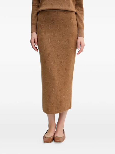  Gant Patterned Skirt - Brown 