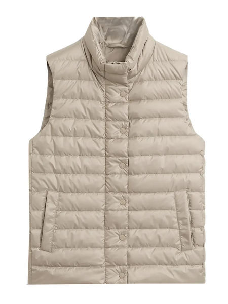  Gant Quilted Down Vest - Neutrals 