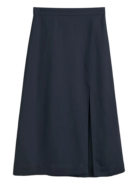  Gant Slit Midi Skirt - Blue 