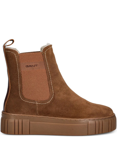  Gant Snowmont Platform Pull-tab Chelsea Boots - Brown 