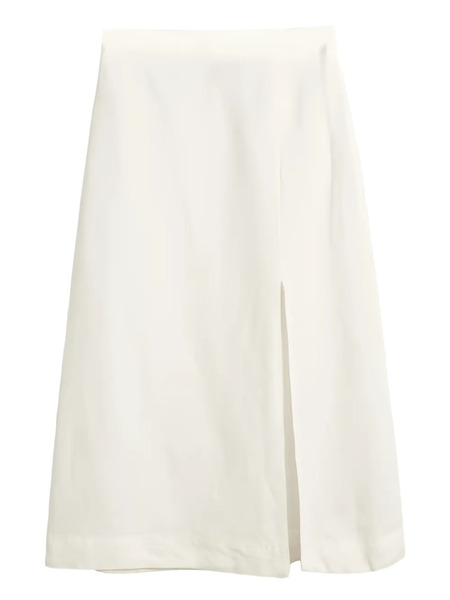  Gant Split Midi Skirt - White 