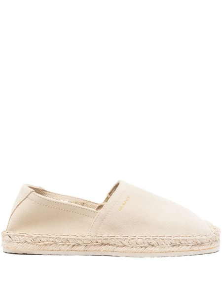  Gant Suede Flat Espadrilles - Neutrals 