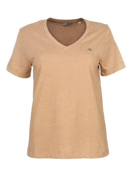  Gant V-neck T-shirt - Neutrals 
