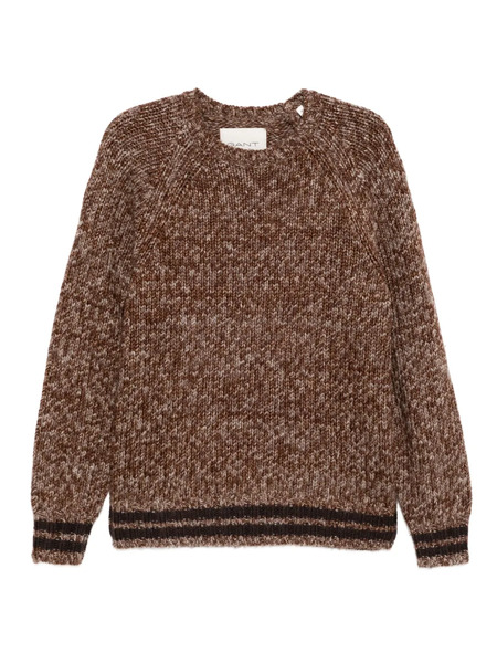  Gant Wool Jumper - Brown 