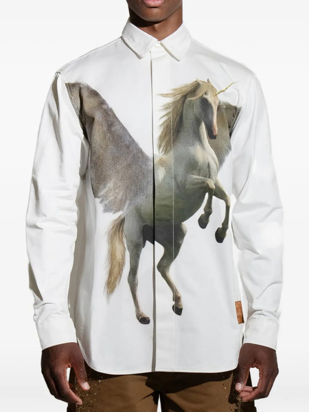  Garcias Pegasus-print Shirt - White 