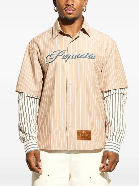  Garcias Striped Oversized Shirt - Neutrals 