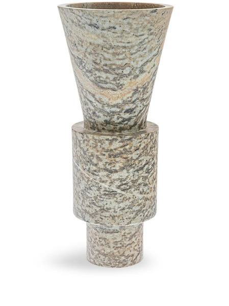  Gardeco Totem 6 Stone Vase - Neutrals 