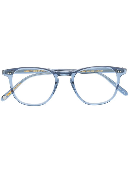  Garrett Leight Brooks Transparent-frame Glasses - Blue 