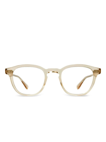  Garrett Leight Evan Round Glasses - Neutrals 