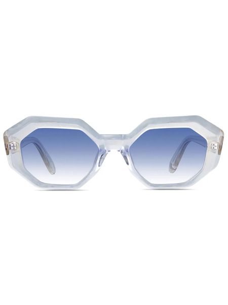  Garrett Leight Jacqueline Geometric-frame Sunglasses - Neutrals 