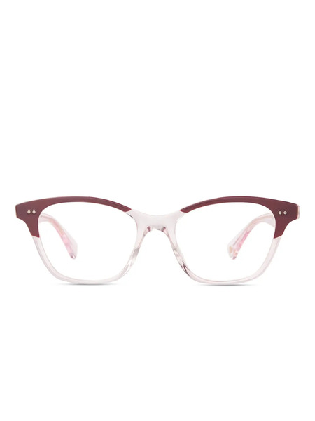  Garrett Leight Lily Square-frame Glasses - Neutrals 