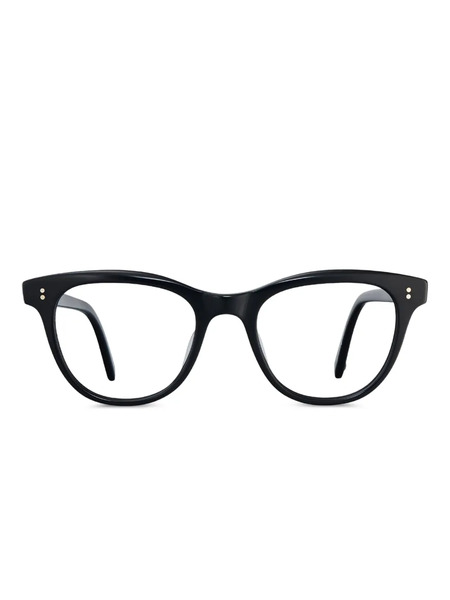  Garrett Leight Loyola Oval-frame Glasses - Black 