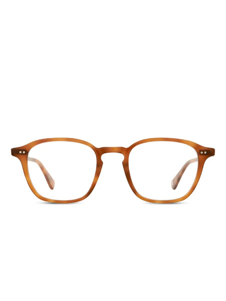  Garrett Leight Markus Square-frame Glasses - Brown 