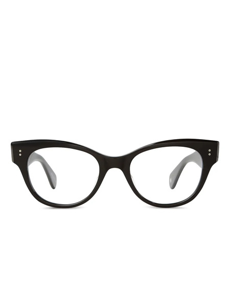  Garrett Leight Octavia Cat-eye Glasses - Black 