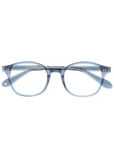  Garrett Leight Riley Round-frame Optical Glasses - Blue 