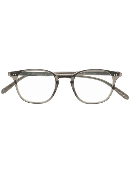  Garrett Leight Round-frame Design Glasses - Grey 