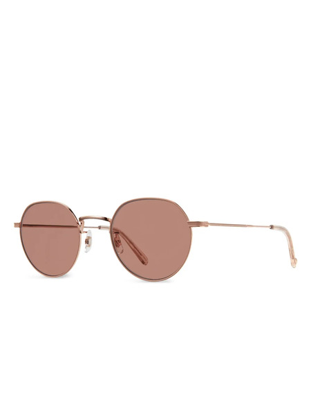  Garrett Leight Round-frame Sunglasses - Pink 
