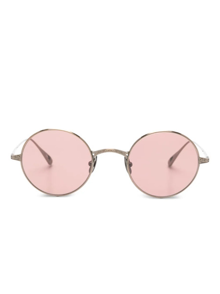  Garrett Leight Round-frame Sunglasses - Pink 