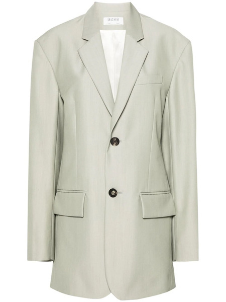  Gauchère Single-breasted Blazer - Green 