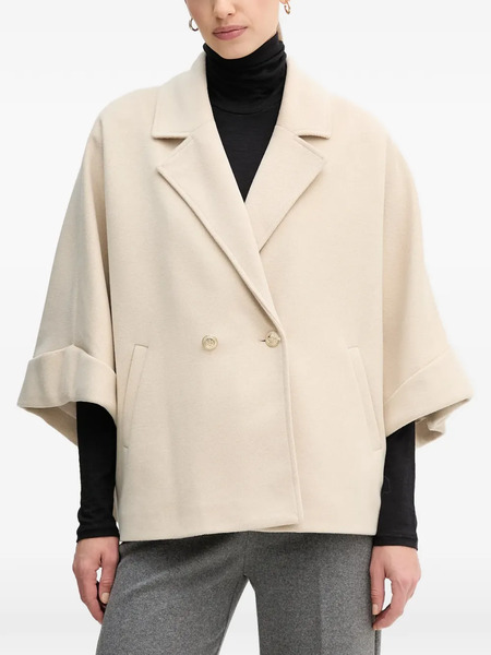  Gaudi Double-breasted Short-sleeved Jacket - Neutrals 