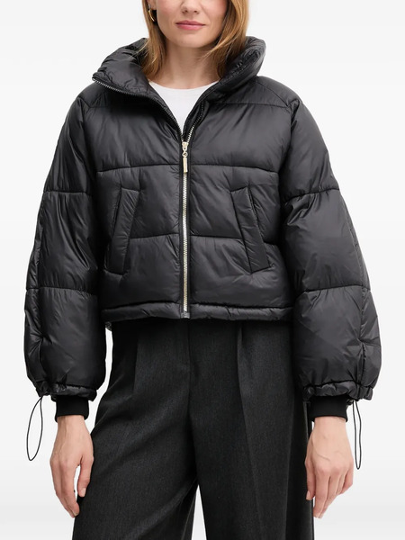  Gaudi Funnel-neck Puffer Jacket - Black 