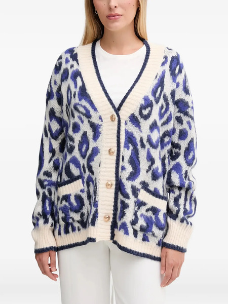  Gaudi Leopard-print Button-up Cardigan - Neutrals 