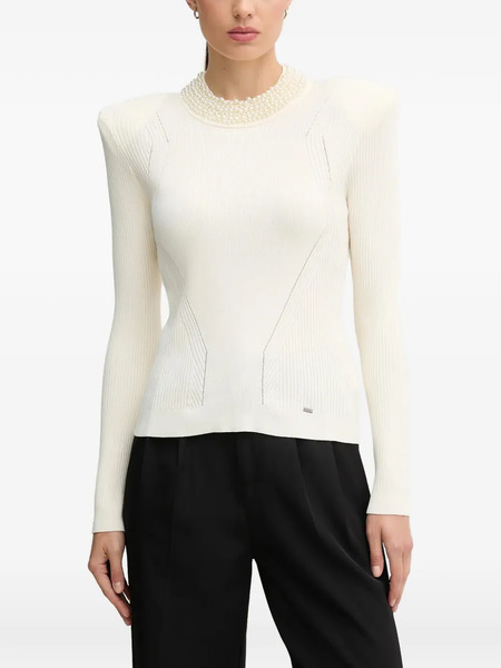  Gaudi Pearl-embellished Sweater - Neutrals 