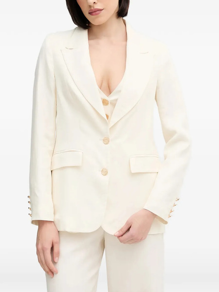  Gaudi Single-breasted Blazer - Neutrals 